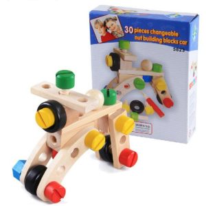 Changeable Nut Building Blocks (30 Pieces)  |  Model Building Imaginative Play Model Building