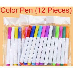 Color Pen (12 Pieces)  |  Stationery Learning Stationery