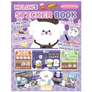 Melon Sticker Book (Purple)  |  Stickers Party Stickers