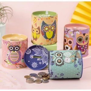 Metal Coin Bank (Owl) (Assorted Designs)  |  Goodies Bag Item Goodies Bag Item Goodies Bag Item