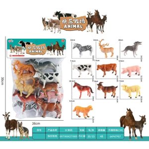 Plastic Figurines Animal Set (Medium)  |  Plastic Figurines Imaginative Play Plastic Figurines