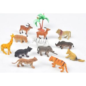 Plastic Figurines Zoo Set (Small)  |  Plastic Figurines Imaginative Play Plastic Figurines