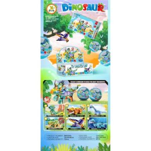 Sm Capsule Toys Dinosaurs Tri (6 Designs)  |  Capsule Toys Capsule Toys Capsule Toys