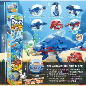 Sm Capsule Toys Sea Animals (6 Designs)  |  Capsule Toys Capsule Toys Capsule Toys