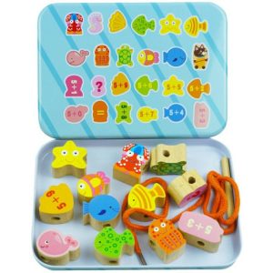 Threading Beads (Sea Creatures)  |  Hands & Eyes Coordination Hands & Eyes Coordination Hands & Eyes Coordination