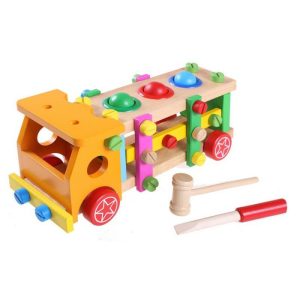 Wooden Screw Car  |  Model Building Imaginative Play Model Building