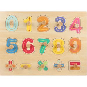 Ojr Knob Puzzle (Numbers)  |  Puzzles Learning Puzzles